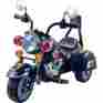 00544 Lil Rider Kids Electric Motorcycle Black Harley Style Mini Chopper Outdoor Riding Toys 719363200544