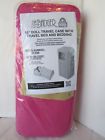 01390 Badger Basket Soft Travel Case Doll Bed Bedding Pink Suit