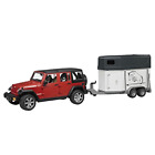 02926 Bruder Toys Jeep Wrangler Unlimited Rubicon With Horse 734548726411