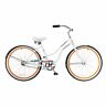 113-0186 Titan Womens Docksider Beach Cruiser Bicycle White With 725103113869
