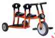 14545 Front Orange Id Toddlers Pedals Tricycle 2 Seats