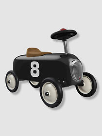 150 Baghera Kids Toddler Racer Black Ride-on 4-wheels Push Car Toy