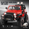 1821aaa Wwm With Led Light Rc Cover Battery Red Kids Ride
