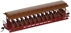 19349 Bachmann Trains Jackson Sharp Open Sided Excursion Car 696542618102