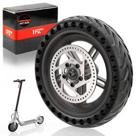 1pz Sh7-n2b 8.5 Inch Solid Tire Rear Wheel With Brake Disk Replacement For Xi
