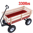 2040300300 Uenjoy Outdoor Wagon Pulling Kid Children Garden Cart 713803619255