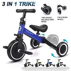 3 In 1 Kids Tricycles For 10 Month To Years Old Trike Toddler Bike Boys