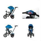 302ablu Evezo Parent Push Tricycle Kids Stroller Trike Convertible 654114777947