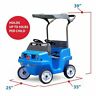 313092021090 Push Car Fold And Adjustable Canopy Unisex Blue