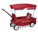 3181 Radio Flyer The Ultimate Comfort Wagon With Uv Protection Canopy Red