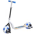 371-013 Qaba Kids Scooter With Soccer Ball Tires Easy Balance Blue