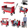 3927 Rf Ez Fold Wagon With Canopy And Front Cup Holders