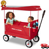 3953z Radio Flyer All Terrain Ez Folding Kids Wagon With Canopy