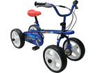 Qb-91052-blue 4 Child Kids 3 Wheels 2 Blue 1 Grows Byke3 Quadra Bikes