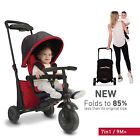 5050500 Smartrike Smartfold Baby Tricycle Red Folding Trike Adapt 4895211400055