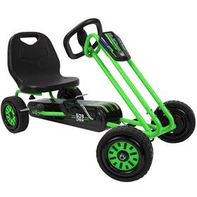 509 U918005 Rocket Pedal Go Kart With Ergonomic Adjustable Seat And Sharp Handling Green