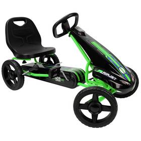509 U925005 Crew Air Jet Pedal Kids Go Kart Green Metal Ride-on