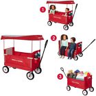 56882 Kids Folding Wagon Canopy Bench Seat All Terrain 7110102356882