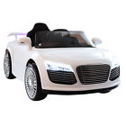 613852799475 Unbranded White Ride On Car Kids Electric Battery