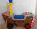 622113m Little Tikes Play N Scoot 2 In 1 Pirate Ship Ride-on Toy Child Size Car Toddler