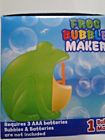 639277480828 Unbranded Frog Bubble Maker Machine Brand New Kids