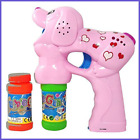 646223843651 Pink Puppy Bubble Blowing Shooter Gun Lights Sounds