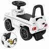 654114778272 Evezo Mercedes Benz Wagon Push Car White