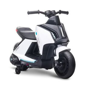370168v80wt 6v Kids Motorcycle Dirt Bike Electric Battery-powered Ride-on Toy Training Wheel