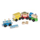 705 Melissa Doug Cargo Train Classic Wooden Toy Linking 000772007054
