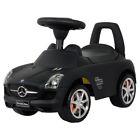 711730991581 Kids Black Mercedes Benz Car Fun Riding Push