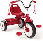 71774212 Kids Trike Red Folding Tricycle Sturdy Steel Adjustable 691171774212