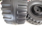 76133-2459 Two Power Wheels Black Wheel Jeep Lil Wrangler Replacement Part