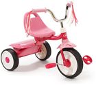 774229 Kids Trike Pink Folding Tricycle Sturdy Steel Adjustable 691171774229