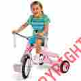 78697 Radio Flyer Dual Deck Tricycle Classic Girls Pink Ride Trike Toys Child Kid Bike 751452378697
