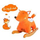 791256697532 Labebe Child Plush Wooden Rocking Horse Toy Kids