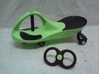 810025018474 Eightbit Swivel Car Rolling Ride On Indoor Outdoor Lime