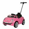 850017059764 Best Ride On Cars Fiat Push Car Pink