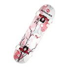 9001 Punisher Skateboards Cherry Blossom Complete Skateboard Red 725103900018