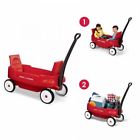 95722 Kids Pull Wagon Red Plastic Children Outdoor Play 731234395722