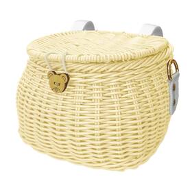 Alreczio 744128941950 Kids Bike Basket Set Scooter Tricycle Childrens Finely Woven Backpa