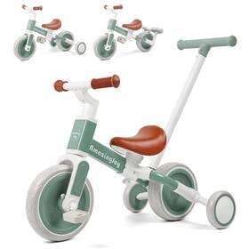 Amazingjoy Az-008 6 In 1 Toddler Tricycle With Push Handle Kids For 2-5 Year Olds Todd