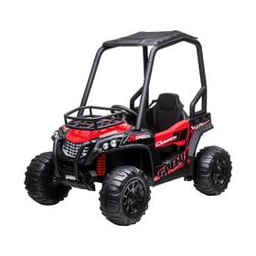 Aosom Ar360j-red 12v Kids Utv Battery Powered Electric Ride On Car With Music Lights