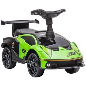 Aosom Us370-221v00gn0145 Ride-on Sliding Toy Car With Horn And Engine Sounds Aged 18-36 Months Green
