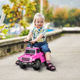 Aosom Us370-259v00pk0146 Toddler Sit And Scoot Ride On Toy With Engine Sounds Pink