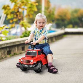 Aosom Us370-259v00rd0146 Toddler Sit And Scoot Ride On Toy With Engine Sounds Red