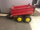 Art123001 Massey Ferguson Mega Trailer With Drop Sides For Pedal Tractors
