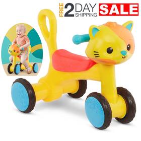 B. Toys 426908266769 Kids Ride On Cats 4 Wheel Balance Bike For 1 2 Year Outdoor Indoor Toddlers