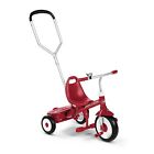 B003cxl6im Radio Flyer Steer And Stroll Trike Tricycle With Push Handle