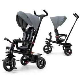 Baby Joy B0b7hyz96r Tricycle 5 In 1 Toddler Bike With Removable Push Handle Reversible Seat