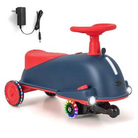 Baby Joy Fx-n213 2 In 1 Electric Wiggle Car For Kids Swing With Music Led Flashing W
